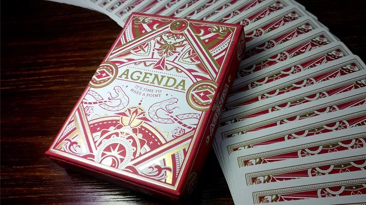 Agenda Red Playing Cards - image 7