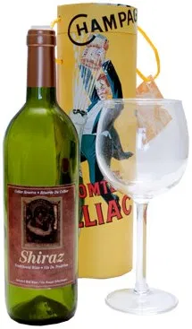 Airborne Wine And Glass