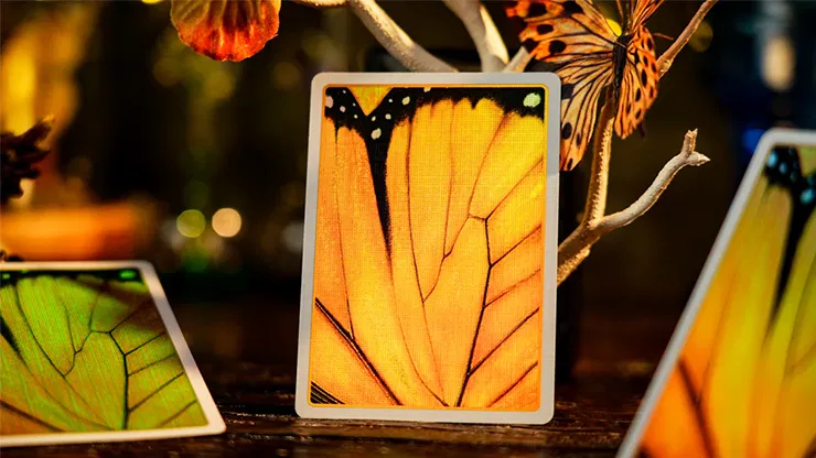 Amber Golden Morpho Playing Cards - image 2