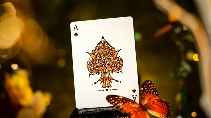 Amber Golden Morpho Playing Cards - image 5