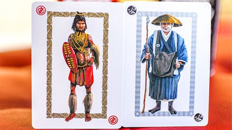 Ancient Warriors Black Playing Cards - thumbnail 3