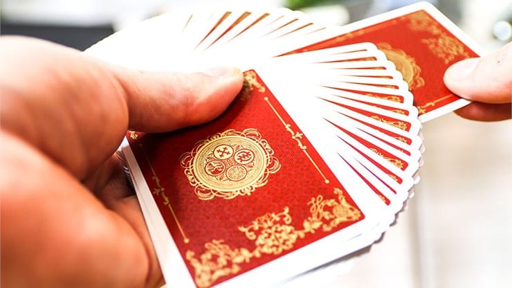 Ancient Warriors Red Playing Cards - thumbnail 2