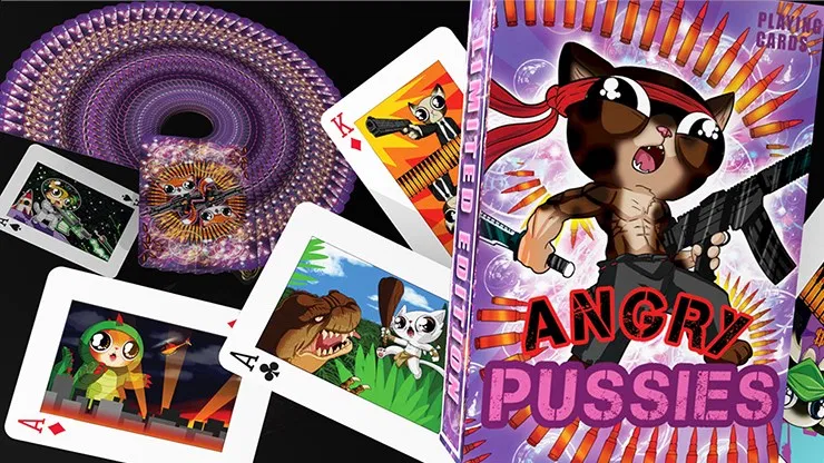 Angry Pussies Playing Cards - image 2