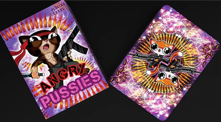 Angry Pussies Playing Cards - image 1