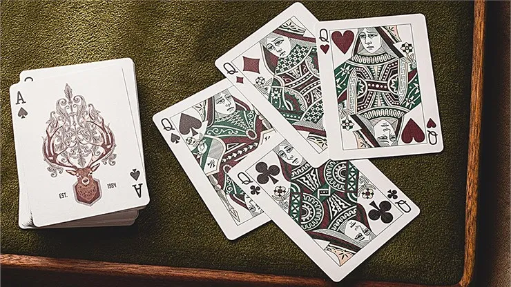 Antler Playing Cards (Green) - image 4