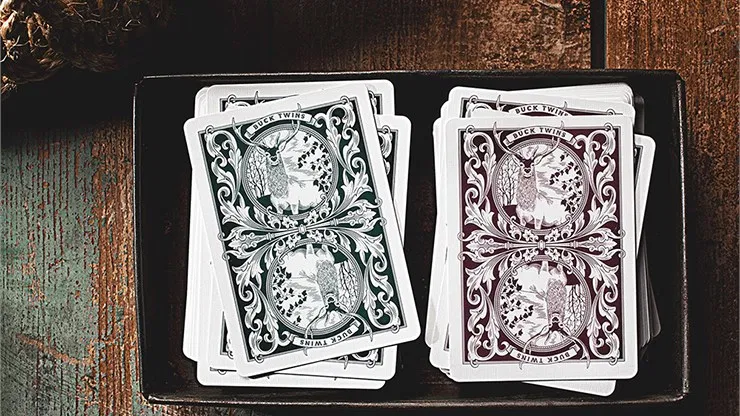 Antler Playing Cards (Maroon) - image 2