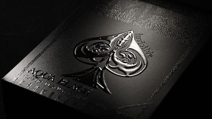 Aqua Black Invisible Playing Cards - image 1