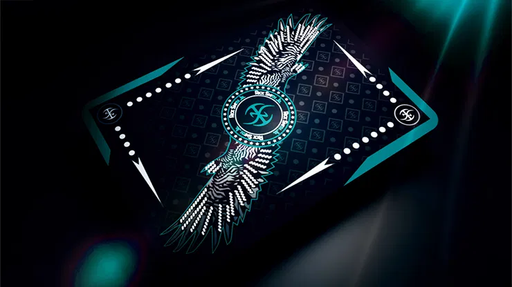 Aqua Falcon Throwing Cards - image 4