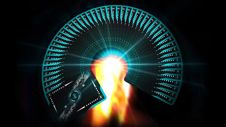 Aqua Falcon Throwing Cards - image 5