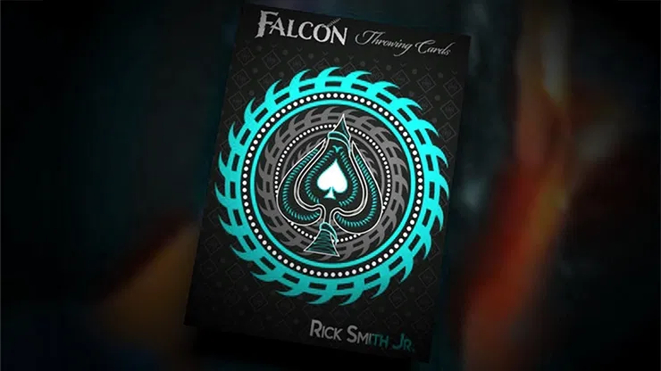 Aqua Falcon Throwing Cards - image 1