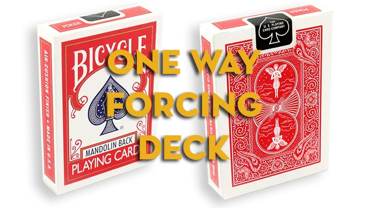 Assorted Mandolin Red One Way Forcing Deck - image 1