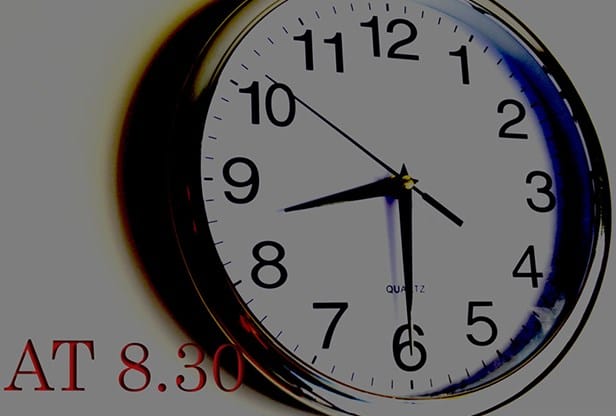 AT 8:30
