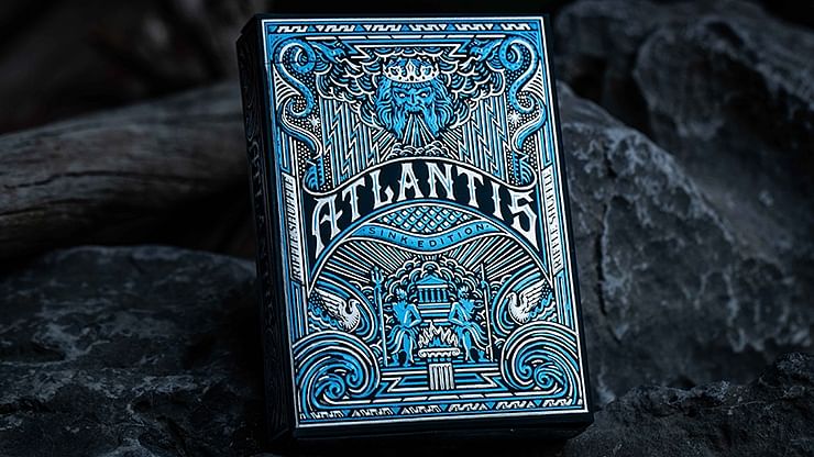 Atlantis Playing Cards - Riffle Shuffle - Vanishing Inc. Magic shop