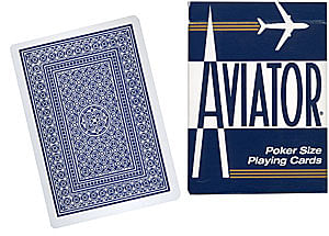 Red/Blue Aviator Standard Index Playing Cards 2 Piece 