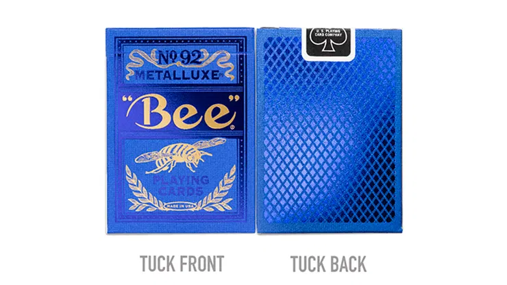 Bee Blue MetalLuxe Playing Cards - image 2