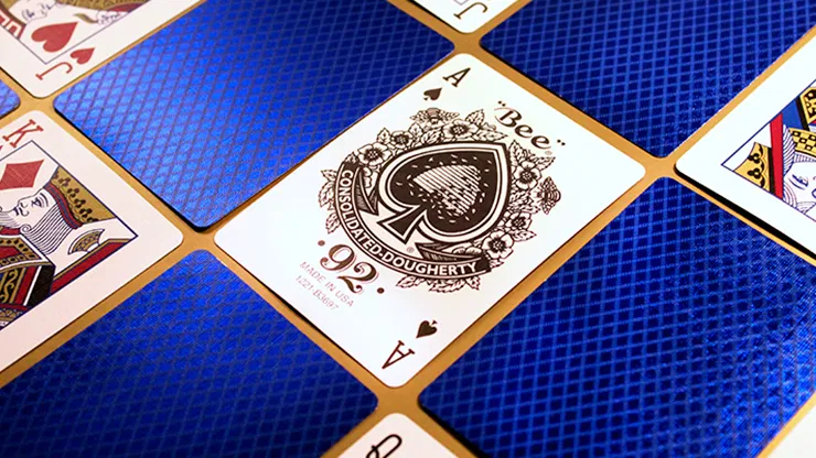 Bee Blue MetalLuxe Playing Cards - image 3