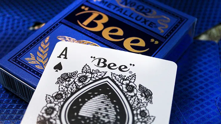 Bee Blue MetalLuxe Playing Cards - image 4