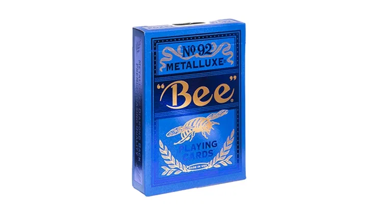 Bee Blue MetalLuxe Playing Cards - image 1