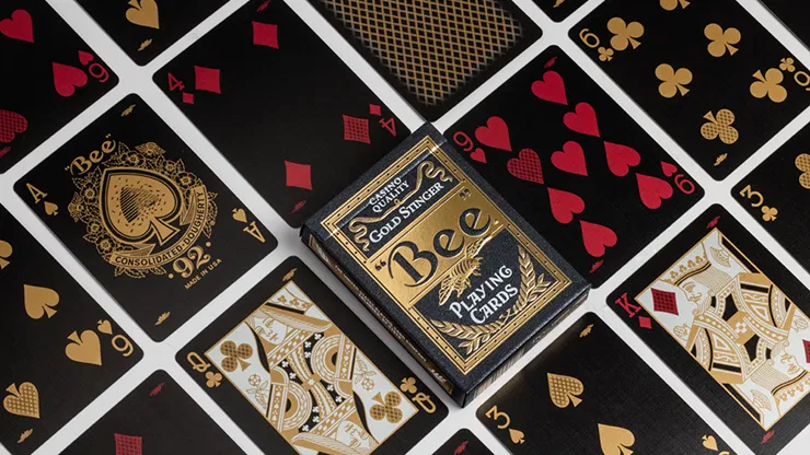 Bee Gold Stinger Playing Cards - image 2