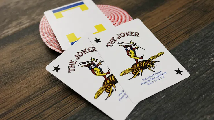 Bee Lotus Casino Grade  Playing Cards - Red - image 4