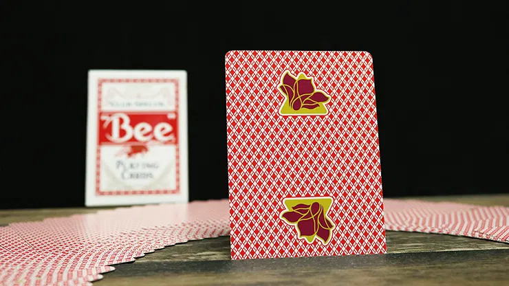 Bee Lotus Casino Grade  Playing Cards - Red - image 5