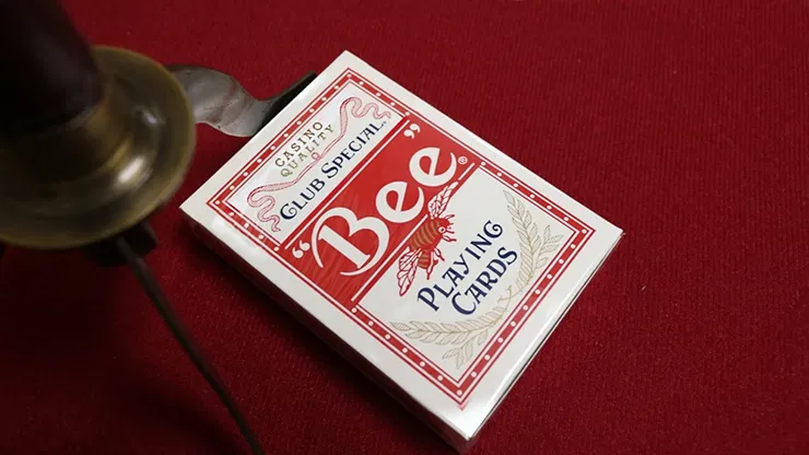 Bee Lotus Casino Grade  Playing Cards - Red - image 1