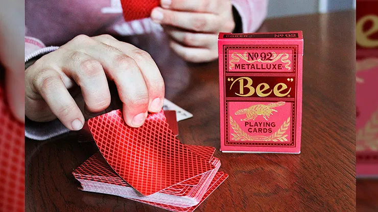 Bee Red MetalLuxe Playing Cards - image 4