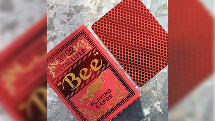 Bee Red MetalLuxe Playing Cards - image 5