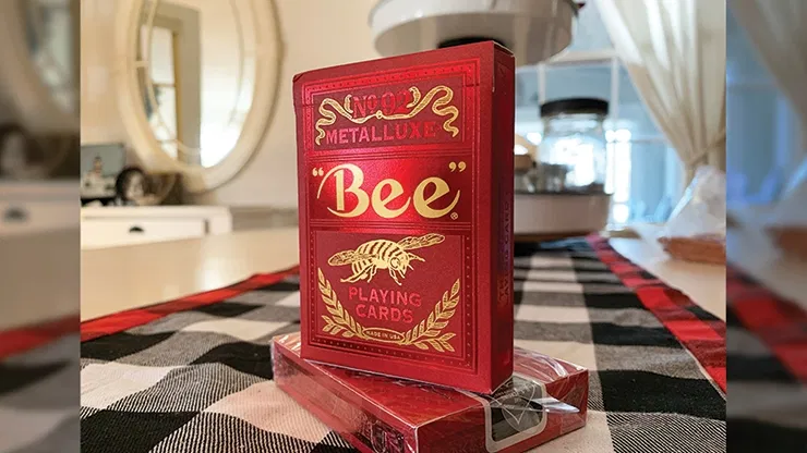 Bee Red MetalLuxe Playing Cards - image 1