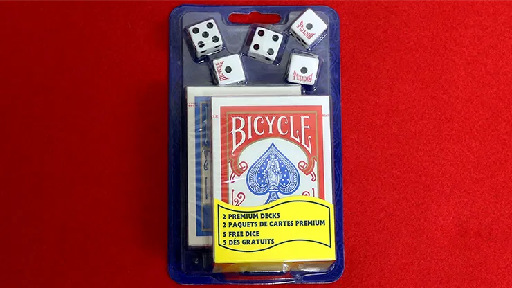 Bicycle 2 Decks / 5 Dice Set