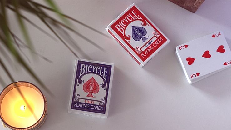 Bicycle 4 Index Playing Cards - Vanishing Inc. Magic shop