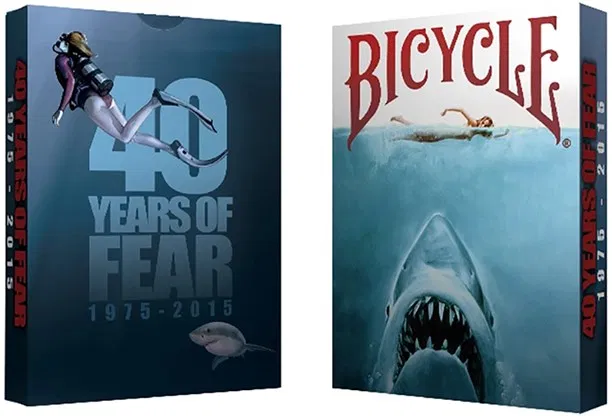 Bicycle 40 Years of Fear Jaws Playing Cards