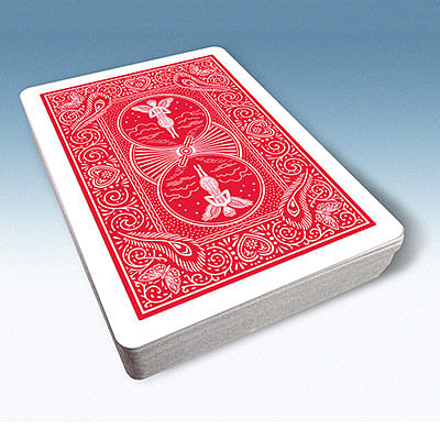 Pro Card Magic! Red or Blue Blank Face 809 Mandolin Back Full Deck by USPCC