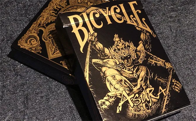 Bicycle Asura Black/Gold Playing Cards