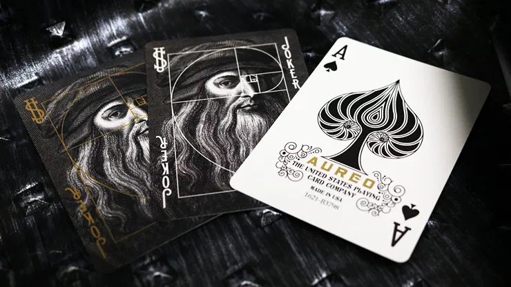 Bicycle Aureo Black Playing Cards - image 2