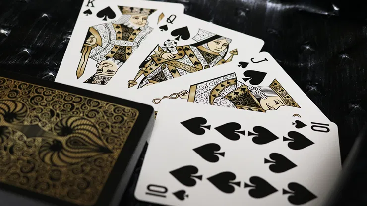 Bicycle Aureo Black Playing Cards - image 3