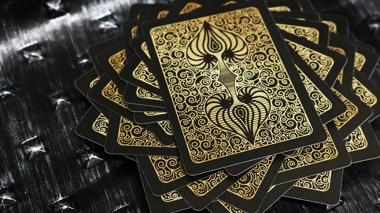 Bicycle Aureo Black Playing Cards - image 4
