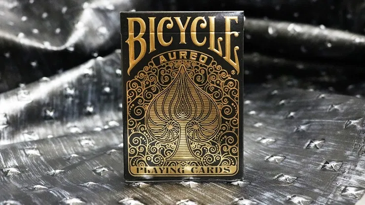 Bicycle Aureo Black Playing Cards - image 1
