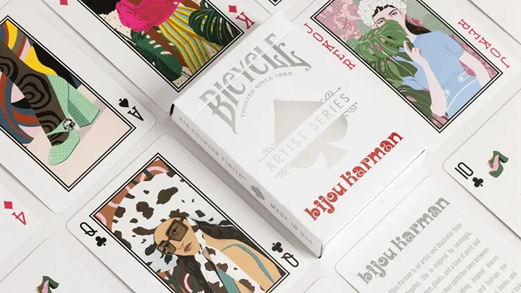 Bicycle Bijou Karman Purp/Red Box Set - image 4
