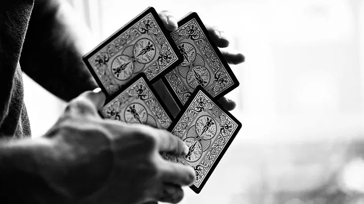 Bicycle Black Tiger Red Playing Cards - image 3