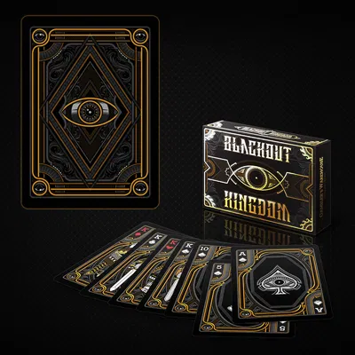 Bicycle Blackout Kingdom Deck (Limited Edition Side Tuck Case)
