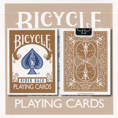 Bicycle Brown Playing Cards