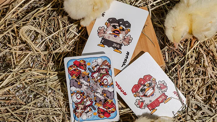 BICYCLE CHKNS & CROWNS PLAYING CARDS - image 2
