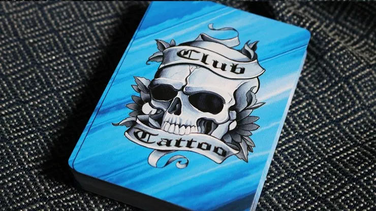 Bicycle Club Tattoo Playing Cards (Blue) - image 6