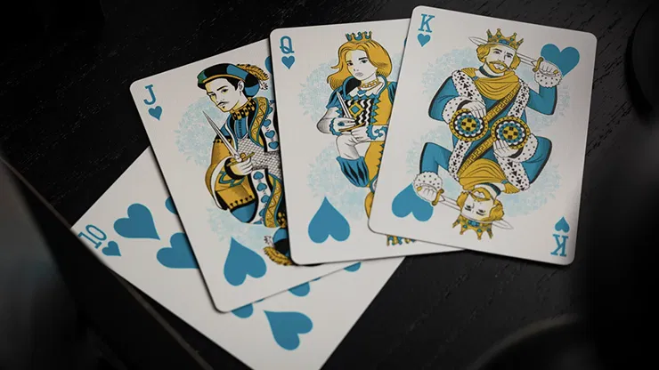 Bicycle Cool Blue Neon Rider Back Playing Cards - image 5
