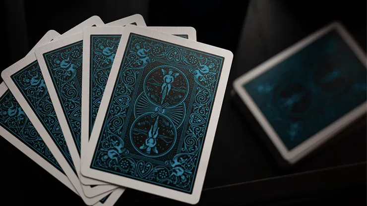 Bicycle Cool Blue Neon Rider Back Playing Cards - image 6