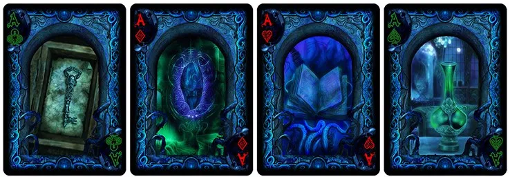 Bicycle Cthulhu R'LYEH RISING Limited Edition Playing Cards - image 3