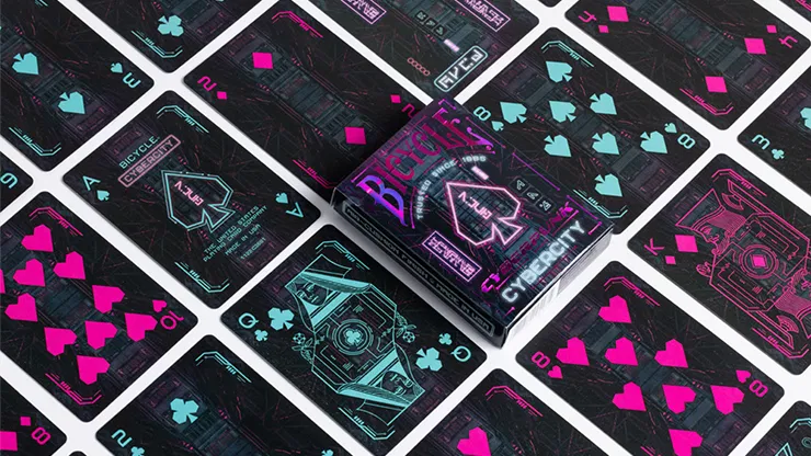 Bicycle Cyberpunk Cybercity Playing Cards - image 2