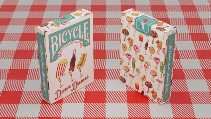 Bicycle Diner Dames Playing Cards - image 1