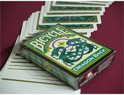 Bicycle Dragon Back Playing Cards (Green) - image 2